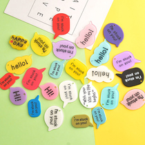 Net red keychain DIY jewelry acrylic key hanging brand candy color playful cute cute letter card handmade