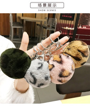 Cute BAO WEN imitation Rex rabbit wool pendant fashion fur bag pendant plush keychain pendant