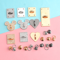 diy mobile phone case material bag handmade mobile phone case silicone shell monk head screw anti-drop bracelet hanging ring