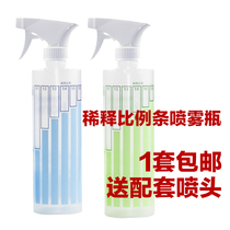 Dilution ratio Household detergent spray bottle 500ml disinfectant alcohol spray bottle Plastic Amway spray bottle