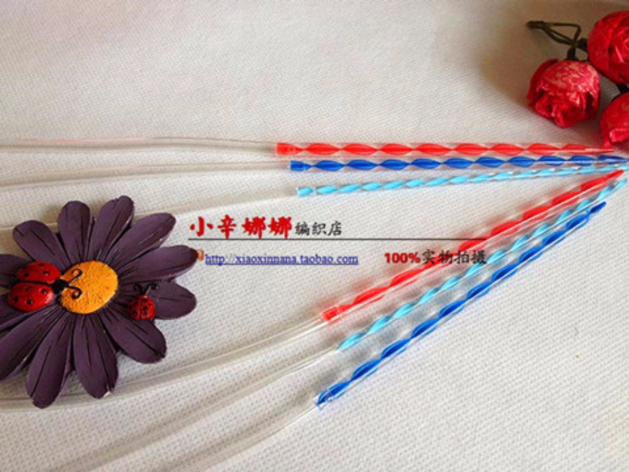 Dụng cụ đan 80cm Vòng xoắn pha lê acrylic kim tuần hoàn kim rắn kim tinh thể vòng kim đan - Công cụ & vật liệu may DIY thước đo laser bosch