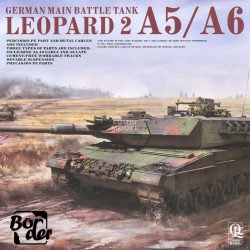 Special Offer in Stock: Border Bt002 1/35 Modern German Panzer 2A5/A6 Main Battle Tank