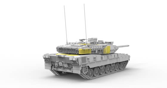 Special Offer: Border 1/35 Scale Leopard 2A7V Main Battle Tank Bt-040 Includes Movable Tracks/Movable Suspension/Metal Tubes