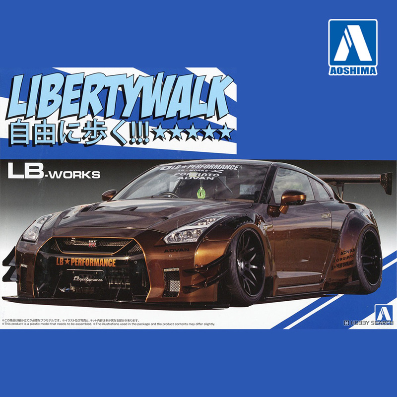 In Stock Qingdao Society Assembly Kit 20243 1/24 lb Works R35 Gt-R Type 2 Ver.1