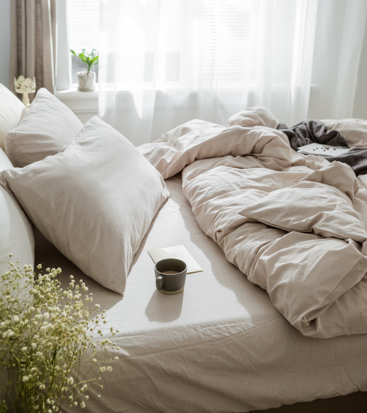 Cotton giặt bông lưới màu vỏ gối phong cách Nhật Bản đơn giản phù hợp trang trí cơ bản cotton đôi đơn - Gối trường hợp gối sofa