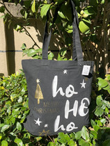 Exit Single Christmas Single Shoulder Bag Black Canvas Bag Environmentally Friendly Shopping Bag Student Cram Bag Single Shoulder Bag