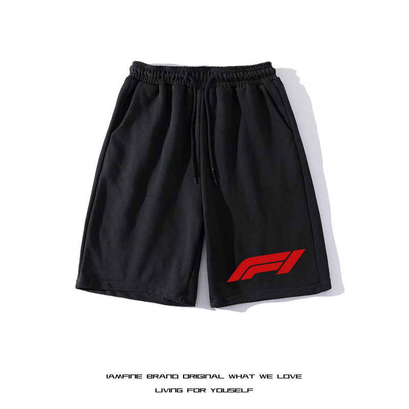 Formula One Racing F1 Merchandise Shorts for Men and Women, Racing Fans' Commemorative Casual Versatile Sports Shorts for Summer