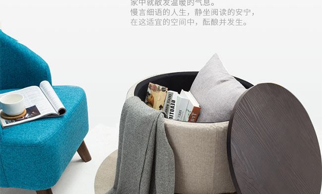 Rắn gỗ phòng khách hiện đại nhỏ gọn bàn cà phê nhỏ bàn tròn kiểu Nhật tatami đồ nội thất đa chức năng lưu trữ lưu trữ - Bàn trà bàn sofa tròn