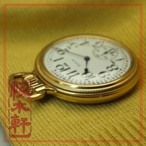 Beautiful product ELGIN railway grade gold-filled pocket watch 21 diamonds 5 positions adjustable B W RAYMOND