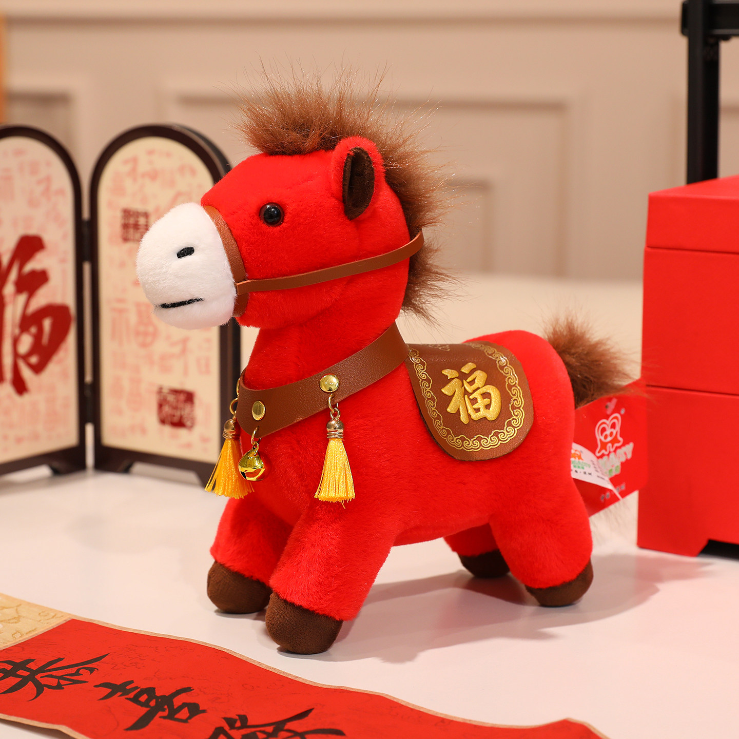 馬年必備禮品马年吉祥物公仔马年礼物马年装饰马年玩偶马年装饰品 🐎🎁-毛绒-淘宝好物网