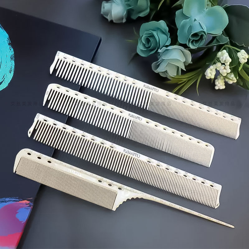 Aiwen hot perm Chuanmu scale bar comb pointed tail comb 21 cm Parfait shadow Baidu perm pointed tail scale comb