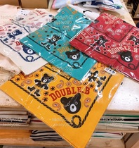 Japanese homegrown mikihouse baby baby sunshade scarf handsome gas triangle square towel gauze cotton handkerchief spot