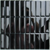 Стеклянная черная мозаика, касса на стену