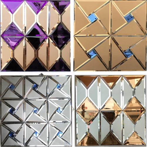 Стеклянная боевая зеркальная мозаичная плитка