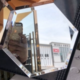 300 Золото зеркало серебряное зеркало Большое зеркало -Слига хрустальная стеклянная плитка мозаичная фонаная стена Ktv стена наклейка шестнадцатилетняя ромб