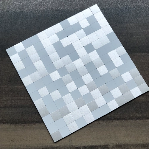 Металлическая самоклеющаяся мозаика на стену для гостиной, декор, 2.5см