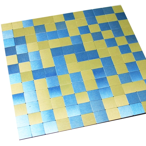 Металлическая самоклеющаяся мозаика на стену для гостиной, декор, 2.5см