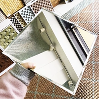 300*300 Серебряное зеркало без клей