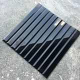 Стеклянная черная мозаика, касса на стену