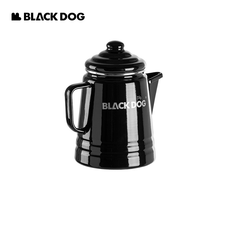 BLACKDOG outdoor camping coffee pot camping exquisite brewing water tea brewing coffee teapot household enamel boiling water