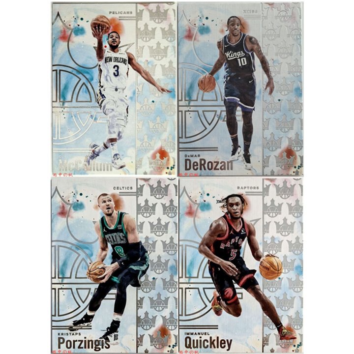 Star Player Cards Cj Porzingis, Kyrie Irving, Derozan, Bridges 2425 Oil Painting Base