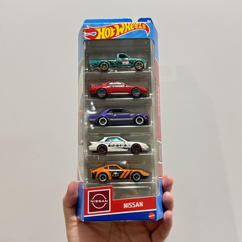 Hot Wheels Cars Nissan Five-Pack