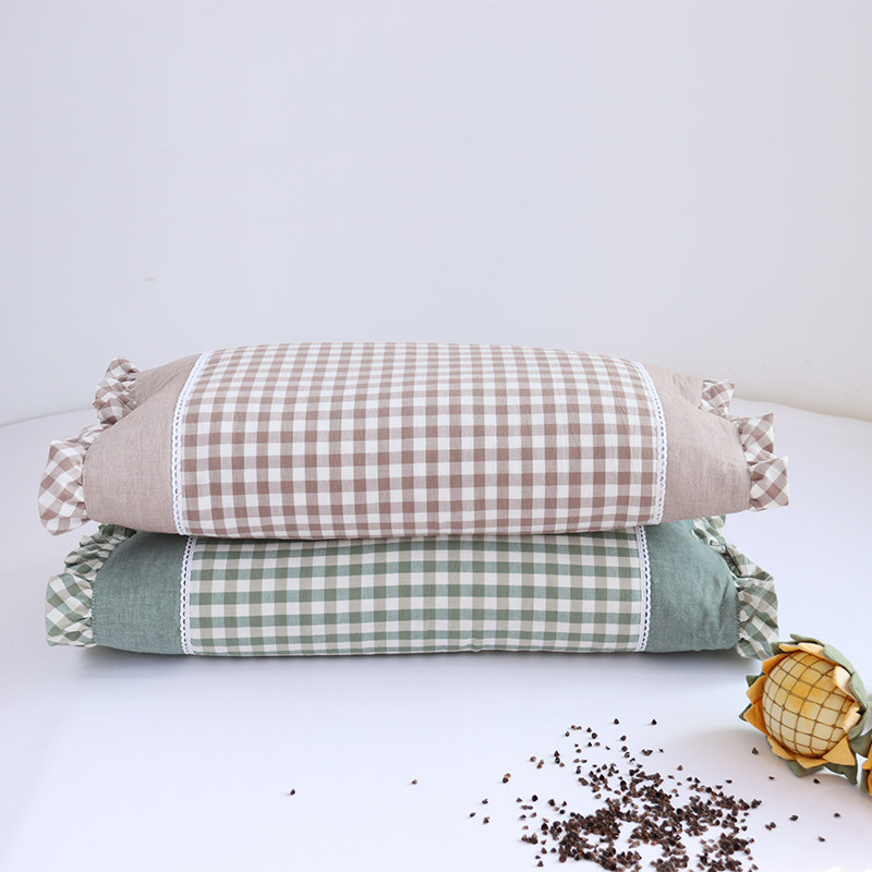 Whole buckwheat shell pure cotton pillowcase pillow single pillow core pillow buckwheat leather soft and hard grown-up for domestic sleep