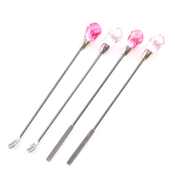 Japanese quality manicure tools color glue light therapy glue mixing stick glitter glitter spoon glue mixing stick