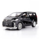 1:24 Toyota Alpha large car model simulation business car alloy collection ornament boy toy car