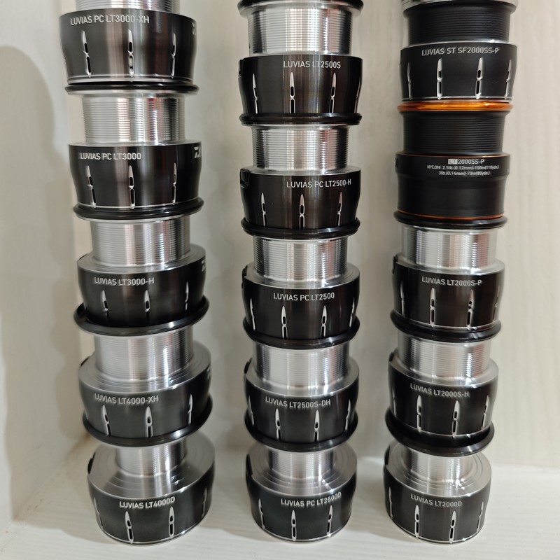 24 Models of Luvias Line Reels, Brand New and Authentic, 2500 Series Front Drag Spinning Reels