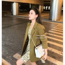 DALU fashionable spring and autumn small suit thin design sense casual loose version small man suit jacket female spring