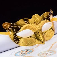 Голубая маска барона золотой цвет