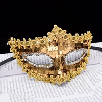 Высокая чип -маска золотой цвет