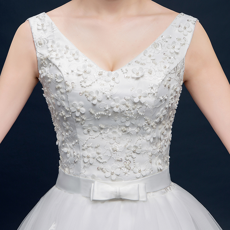Three dimensional belt for bride suitable for photo sessions from pearl, Korean style, worn on the shoulder, plus size, V-neckline Three dimensional belt for bride suitable for photo sessions from pearl, Korean style, worn on the shoulder, plus size, V-neckline