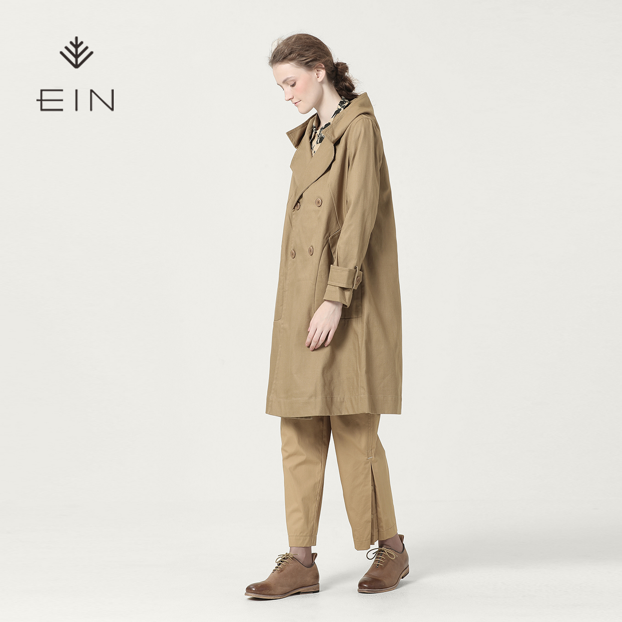 Trench pour femme EIN  en Coton - Ref 3226961 Image 2