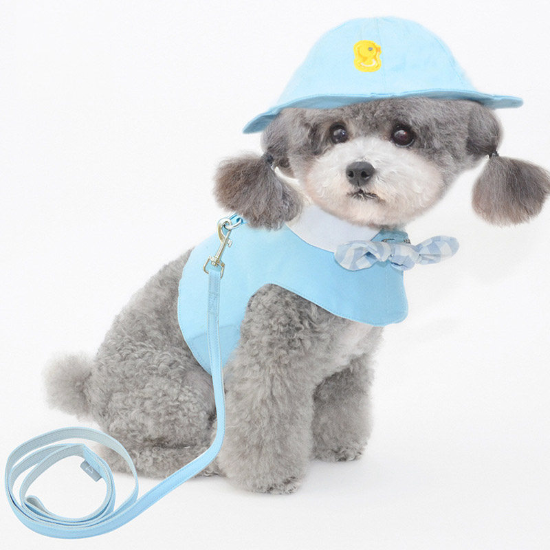 Vest dog traction rope Teddy small dog Bichon Pomeranian chest hug baby bag puppy puppies walking dog rope dog chain