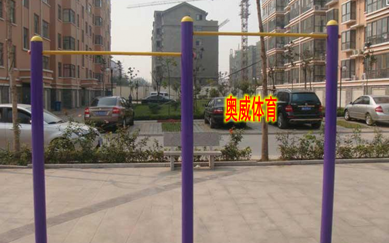 High and low single bar Primary and secondary Sports Buried Embedded 300 * 7 6 * 230cm Community Fitness 2 Libs