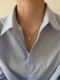 2025 new light luxury niche design necklace women's pin lock ins hip-hop high-end clavicle chain trend