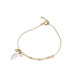 Natural pearl leaf anklet for women summer 2023 new trendy internet celebrity hot style high-end niche style simple anklet