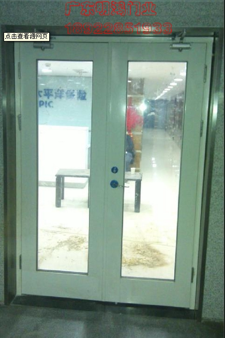 Shenzhen fireproof door stainless steel glass fireproof door steel glass fireproof door manufacturer direct sales qualification