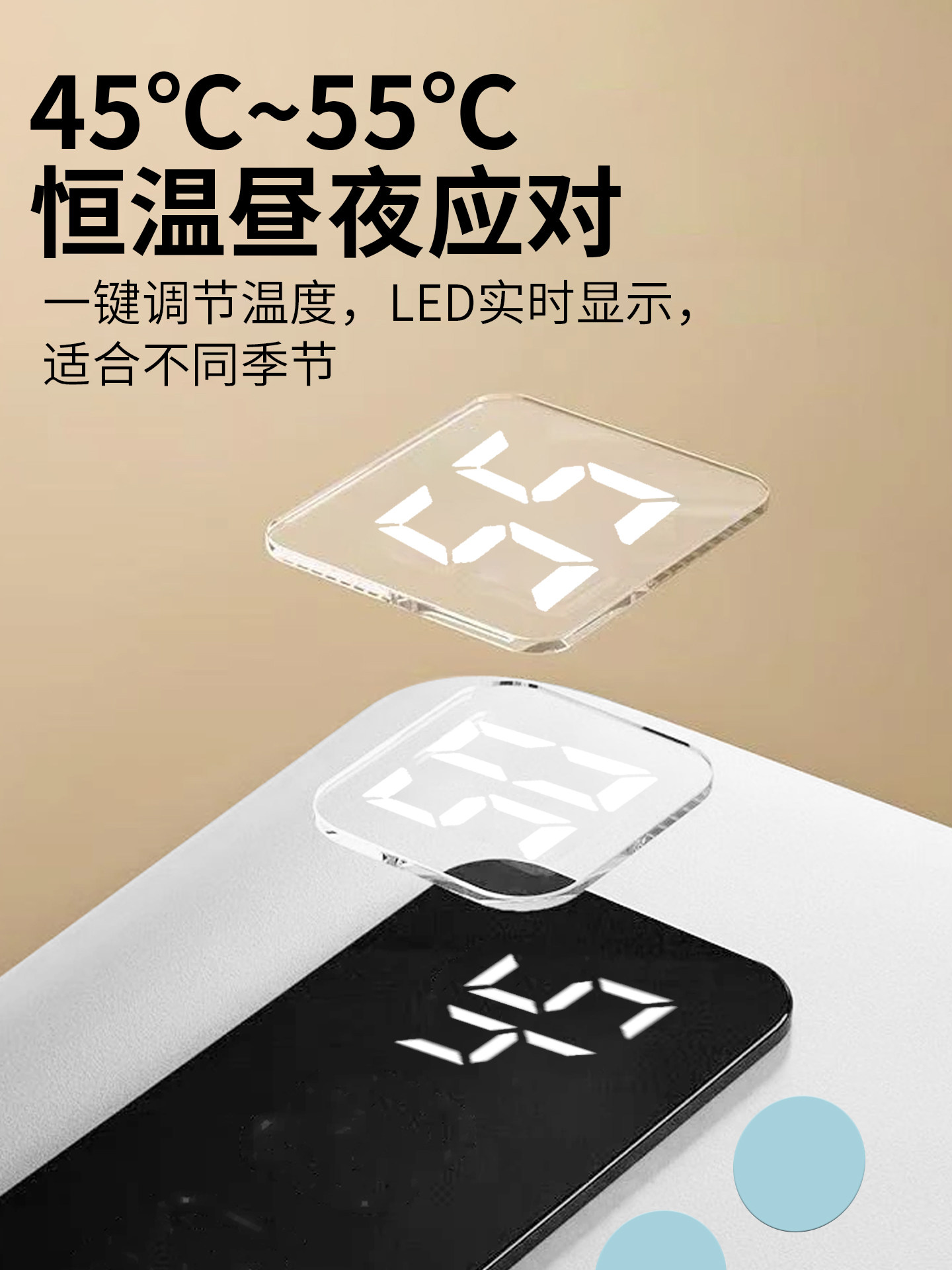 Baby Wipes Heater Rechargeable Model, No Need to Plug In, Portable for Outings, Baby Wet Wipes Thermostat, Insulation Box