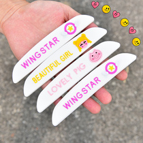 Car decoration products door anti-collision strip door side protection rearview mirror anti-bump scratching transparent silicone strip