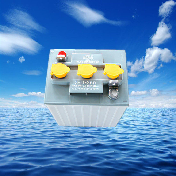 Patrol car battery 3-D-250 6V tour bus battery Sightseeing Car Battery Stack High Car Battery