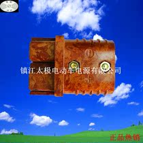  2-hole bakelite plug Battery connector Forklift battery connector Truck battery accessories