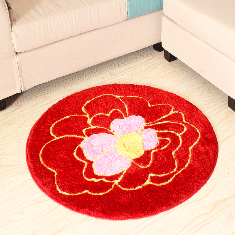 Thông tư giỏ thảm trượt mat thảm máy tính đệm 80cm đường kính tròn giường trượt pad chăn mặc dân cư - Thảm báo giá thảm trải sàn hội trường