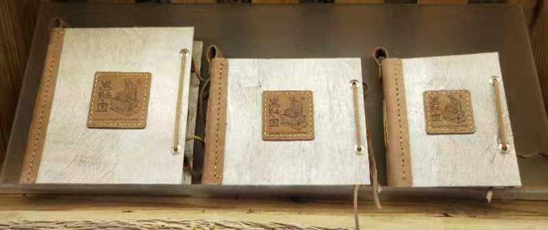 Lijiang Naxi Dongba paper notebook raw edge notebook notepad handmade notebook