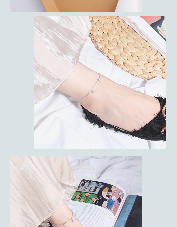 Bracelet de cheville Femme OTHER   en Argenterie - Ref 3101929 Image 17