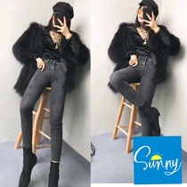 sp68 smoky gray jeans children spring dress 2020 new skinny slim Joker slim Joker pants