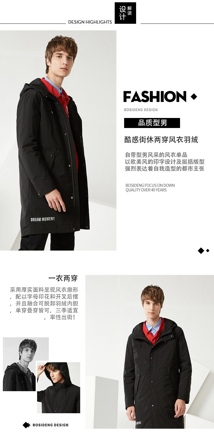 Blouson homme BOSIDENG    - Ref 3120526 Image 14