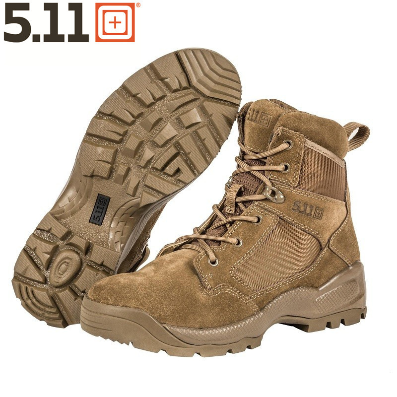 5.11 High-Top 6inch Combat Boots Black 12394 Sand Color 12395 Lightweight Non-Slip Silent Breathable 50% off No Returns Allowed